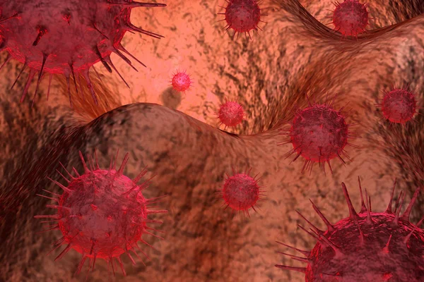 Wirus 3D — Zdjęcie stockowe