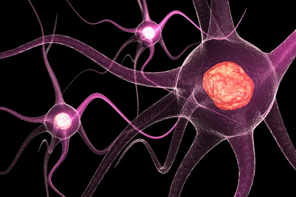 Actieve neurone — Stockfoto