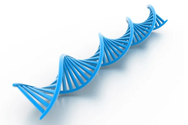 Illustrazione digitale di un DNA — Foto Stock