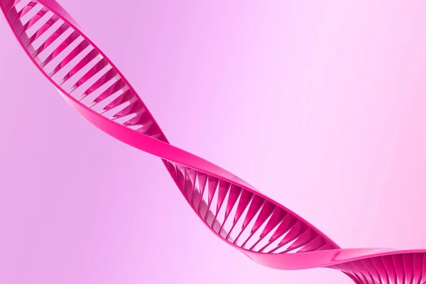 Bir DNA'ın dijital illüstrasyon — Stok fotoğraf