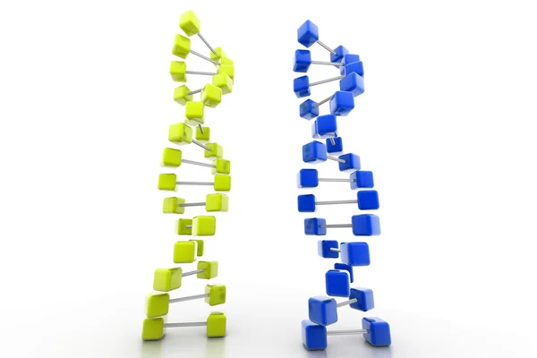 Digital illustration of DNA — Stock Photo, Image