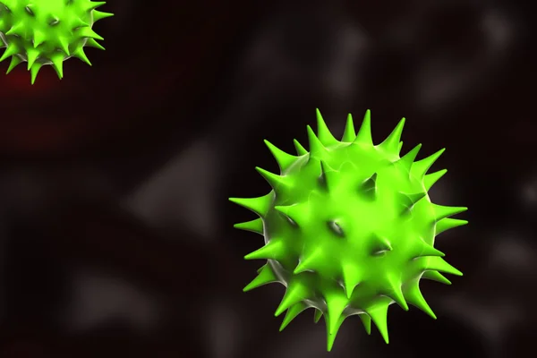 Ilustração conceitual do vírus — Fotografia de Stock