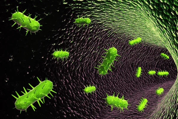 Conceptual virus illustration — Stock Photo, Image