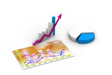 kar veya kazanç artış gösteren grafik