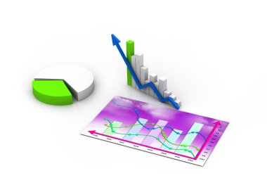kar veya kazanç artış gösteren grafik