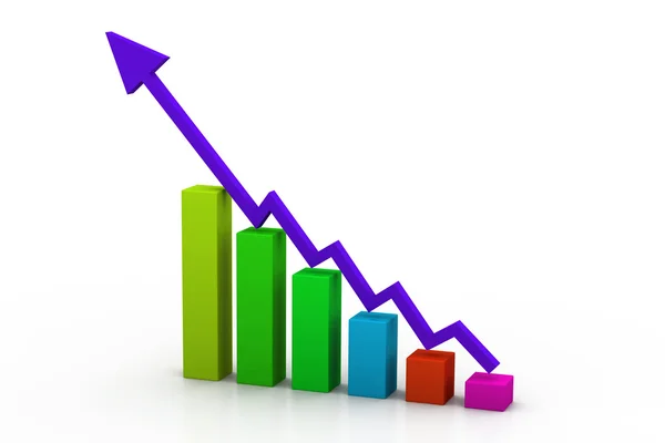 Business graph — Stock Photo, Image