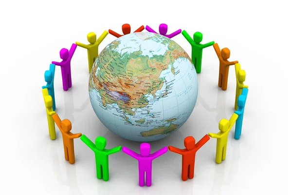 Comunità globale — Foto Stock