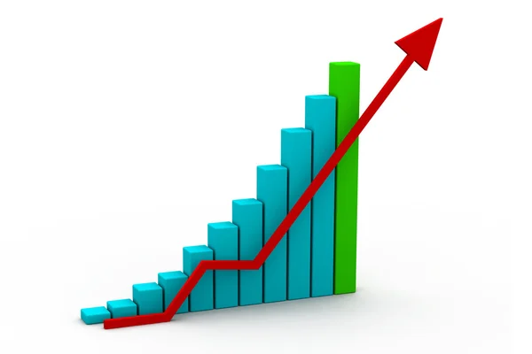 Business graph — Stock Photo, Image