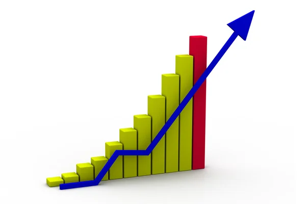 Gráfico de negocios —  Fotos de Stock