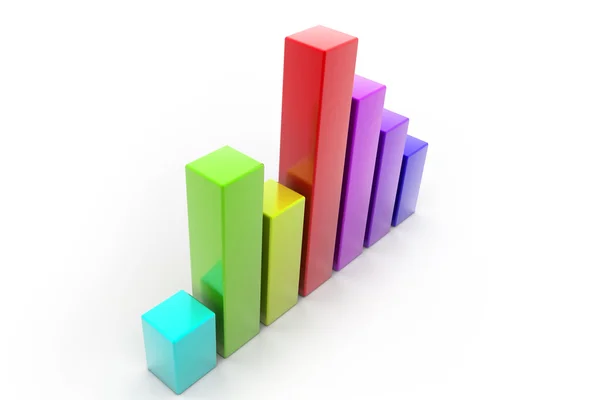 Simple business graph — Stock Photo, Image