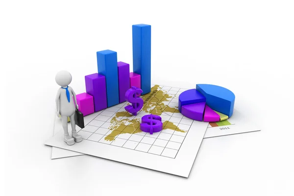 Business graph concept — Stock Photo, Image