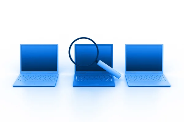 Searching for computer — Stock Photo, Image