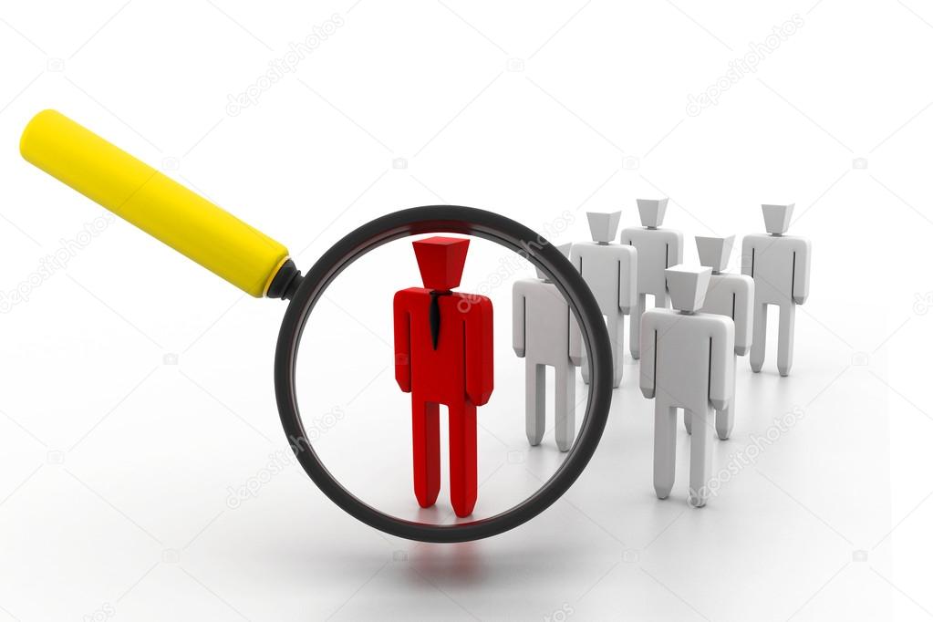 Search a group company or population of and find a leader
