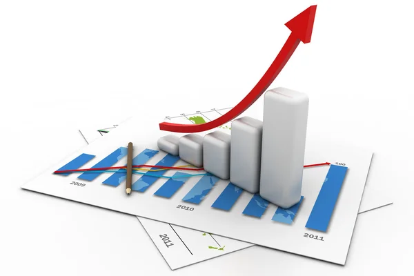 Business graph — Stock Photo, Image