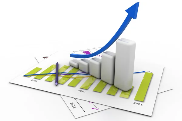 Gráfico de negocios — Foto de Stock