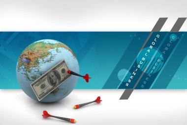 dolar üzerinden dünya Dart ile