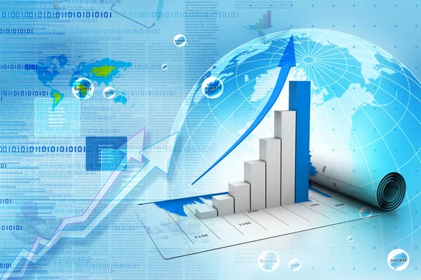 Gráfico de negocios — Foto de Stock