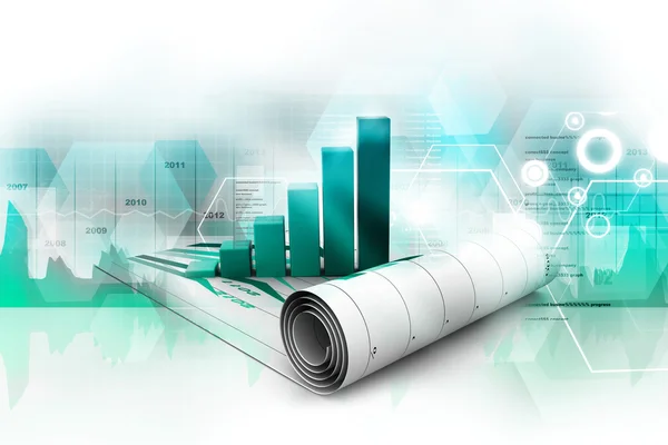 Business graph — Stock Photo, Image