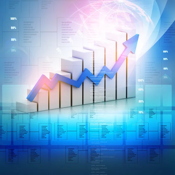 Business graph — Stock Photo, Image