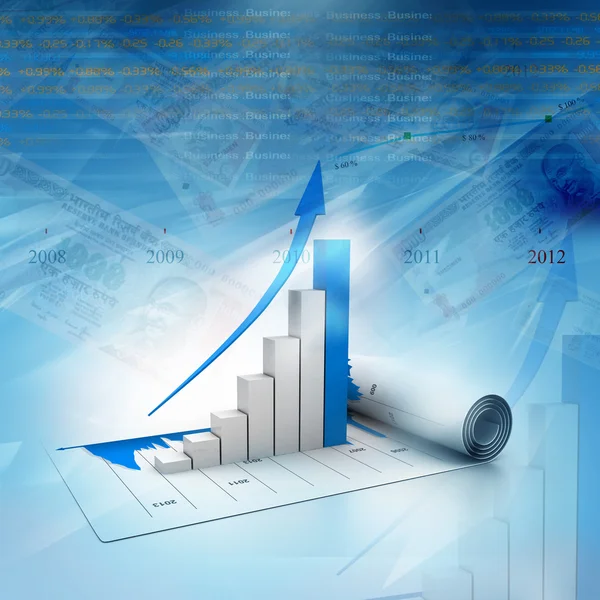 Business graph — Stock Photo, Image