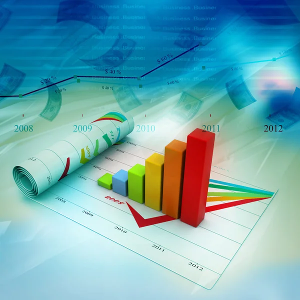 Business graph — Stock Photo, Image