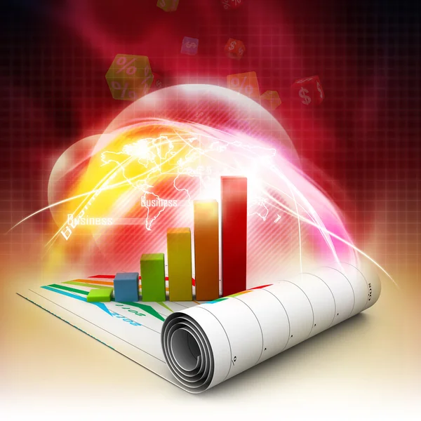 Business graph — Stock Photo, Image