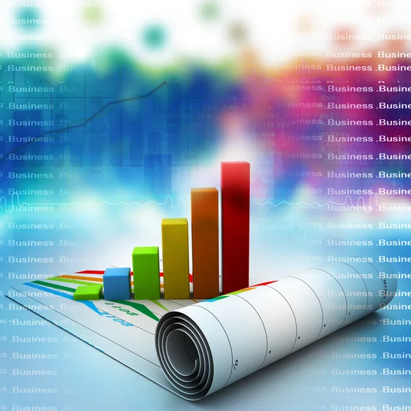 Business graph — Stock Photo, Image