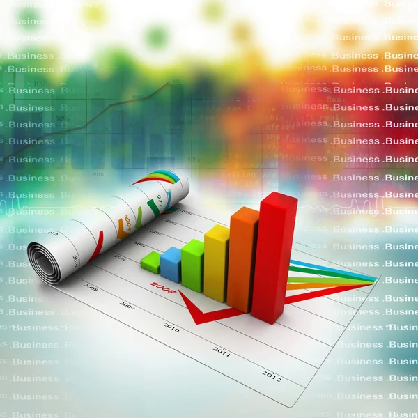 Business graph — Stock Photo, Image