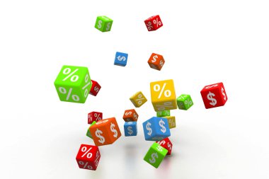Yüzde ve Doları küpleri