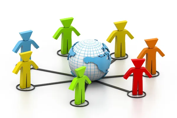 Global business network — Stock Photo, Image