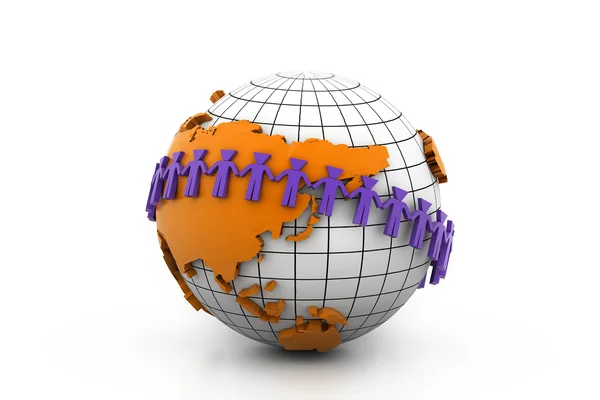 Działalności globalnej sieci — Zdjęcie stockowe