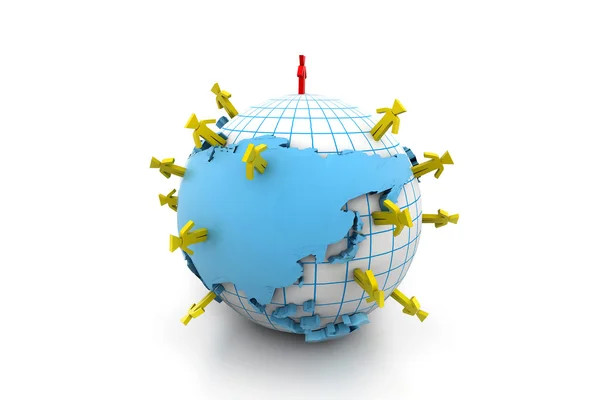 Global business network — Stock Photo, Image