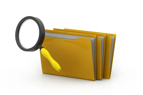 Search folders or archive — Stock Photo, Image