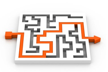 Labirent puzzle çözüldü