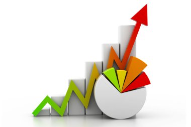 3D iş büyüme grafiği