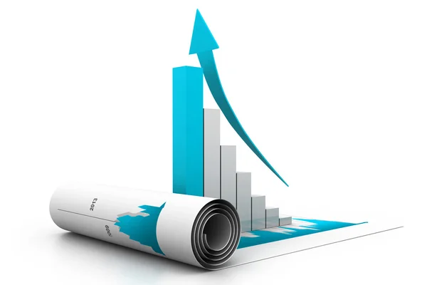 Business graph — Stock Photo, Image