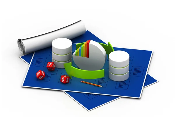 Databases concept.(business concept) — Stock Photo, Image