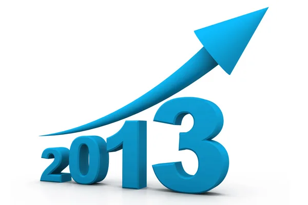 Growth of year 2013 — Stock Photo, Image