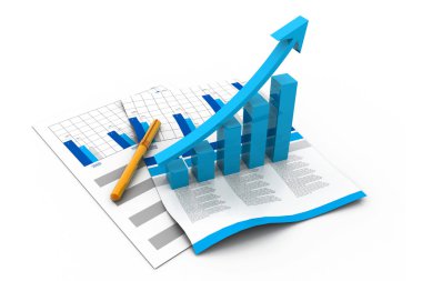 iş grafiği grafik üzerinde