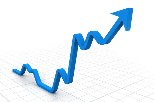 Business graph — Stock Photo, Image