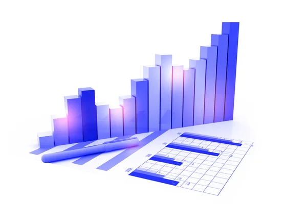 Business graph — Stock Photo, Image