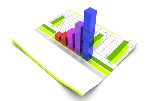 Business graph — Stock Photo, Image