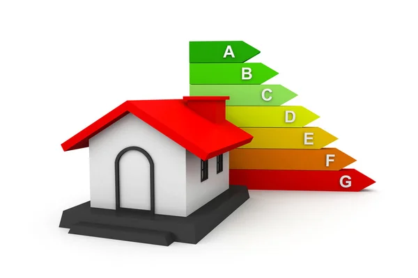 Zertifizierungssystem für Energieeffizienz im Wohnungsbau — Stockfoto