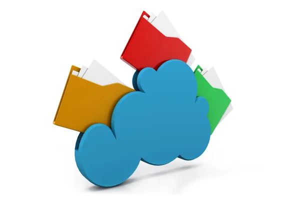 Fichiers sur Cloud Computing — Photo