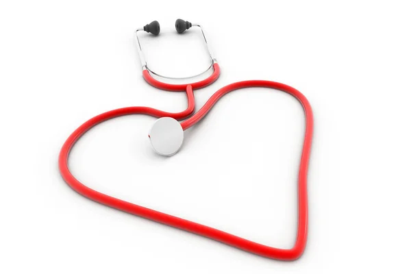 Stethoscope heart — Stock Photo, Image