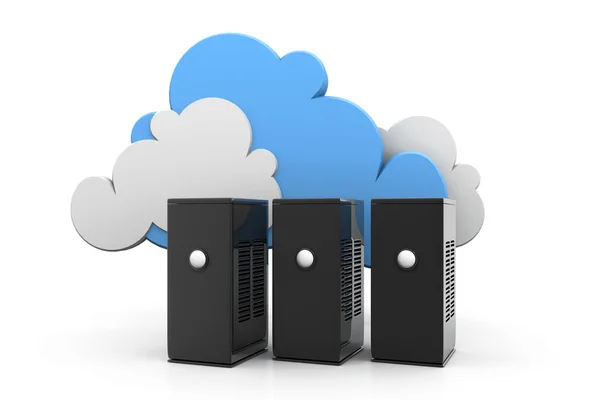 Server di cloud computing — Foto Stock