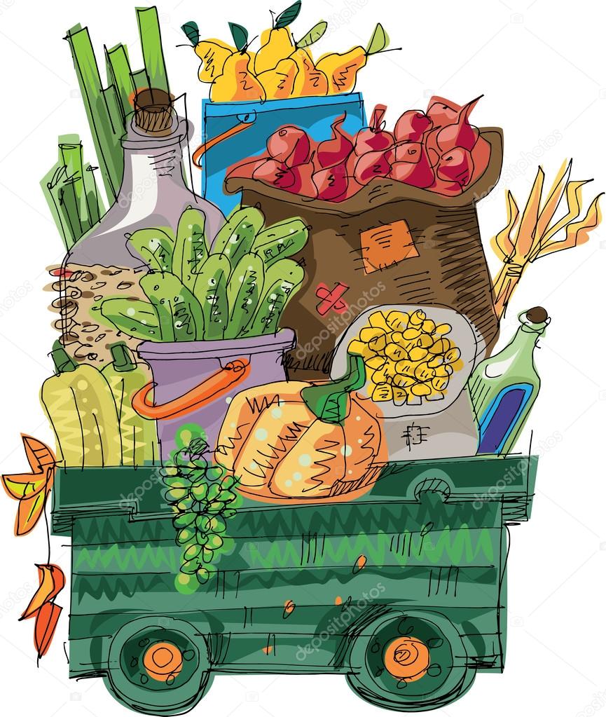 Vegetables - cartoon
