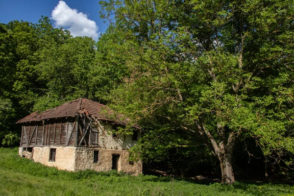 Hemsökt Överflöd Tomt Hus Landet Sida Slutet Öde — Stockfoto