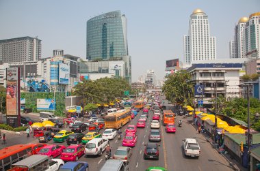 trafik sıkışıklığı Bangkok