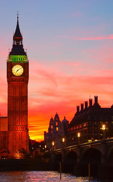 Londres. Big Ben tour de l'horloge . — Photo